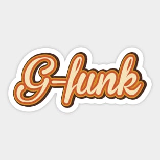 G-Funk Sticker
